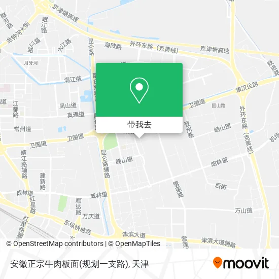 安徽正宗牛肉板面(规划一支路)地图