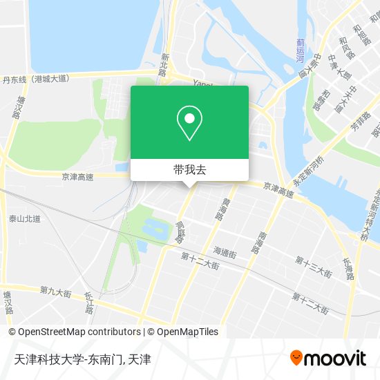 天津科技大学-东南门地图