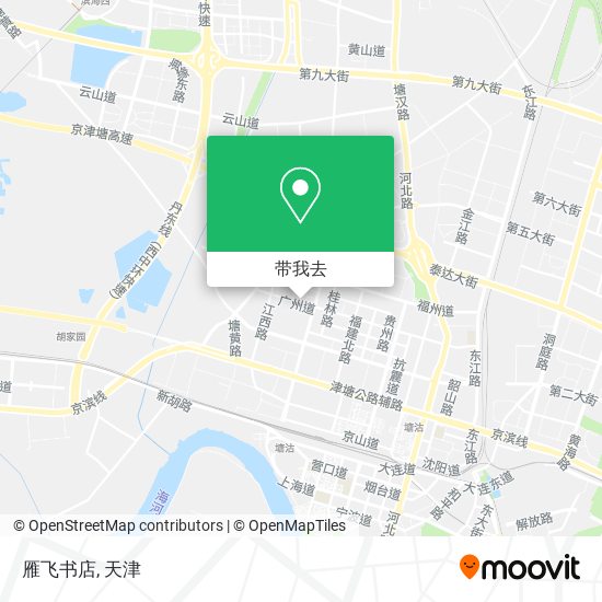 雁飞书店地图