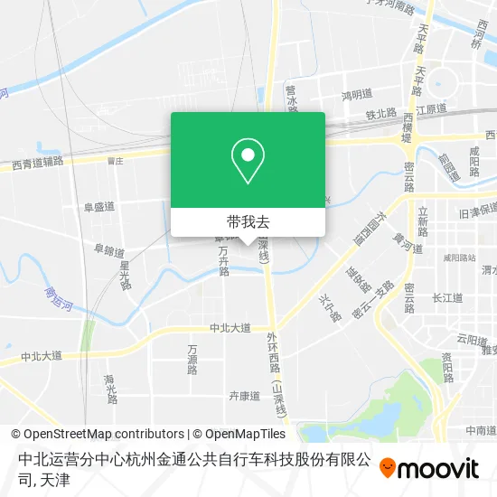 中北运营分中心杭州金通公共自行车科技股份有限公司地图