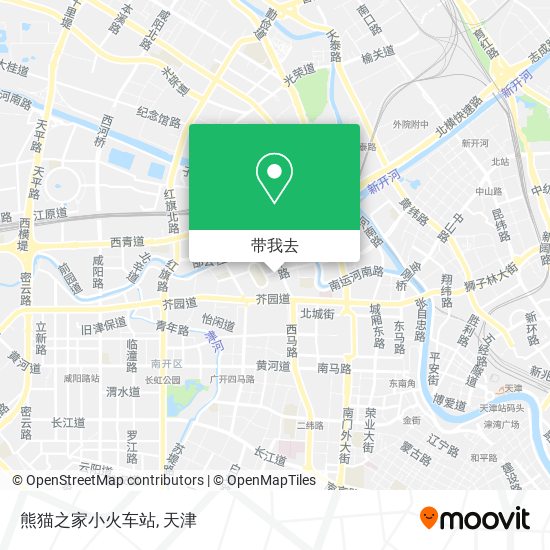 熊猫之家小火车站地图