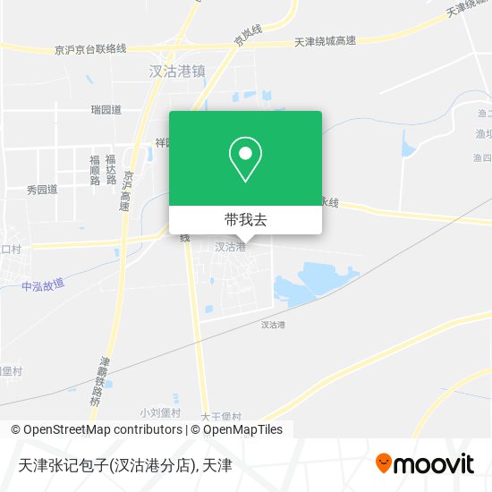 天津张记包子(汊沽港分店)地图