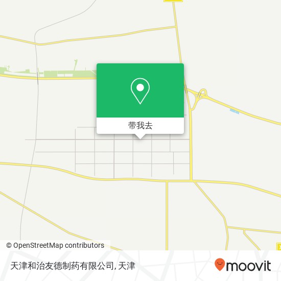 天津和治友德制药有限公司地图