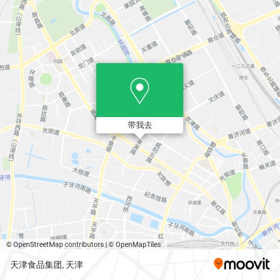 天津食品集团地图