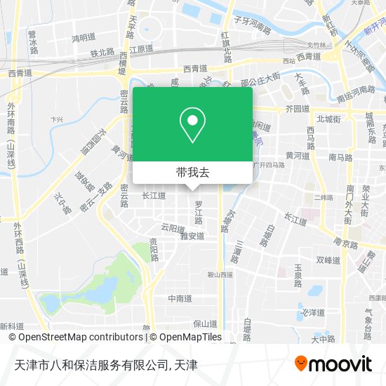 天津市八和保洁服务有限公司地图