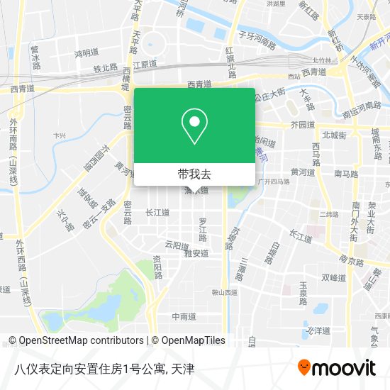 八仪表定向安置住房1号公寓地图