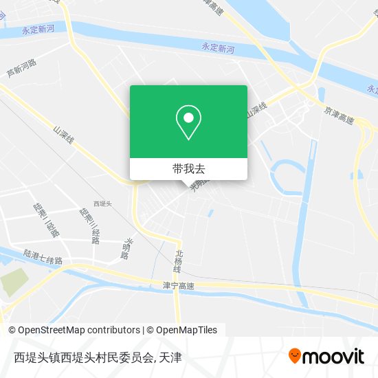 西堤头镇西堤头村民委员会地图
