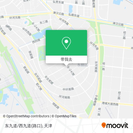 东九道/西九道(路口)地图