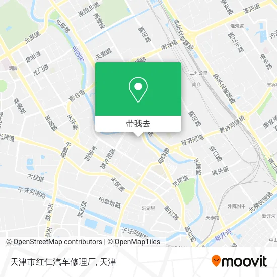 天津市红仁汽车修理厂地图