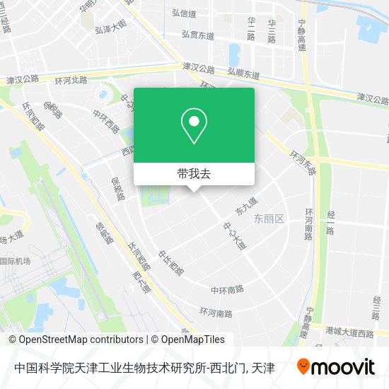 中国科学院天津工业生物技术研究所-西北门地图