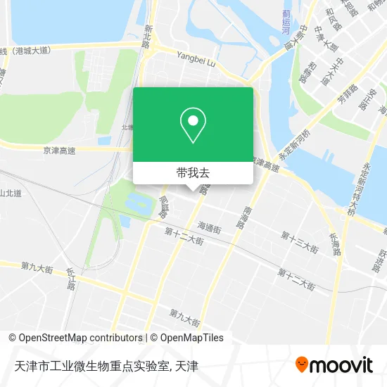 天津市工业微生物重点实验室地图