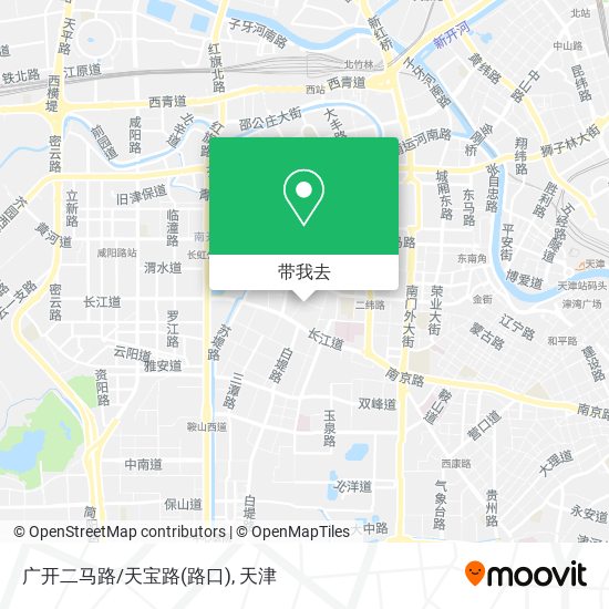 广开二马路/天宝路(路口)地图