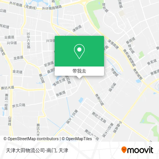 天津大田物流公司-南门地图