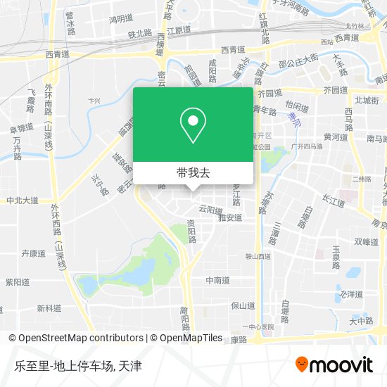 乐至里-地上停车场地图