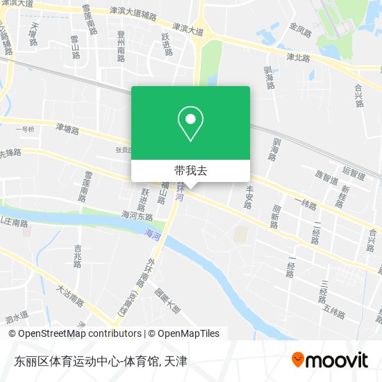 东丽区体育运动中心-体育馆地图
