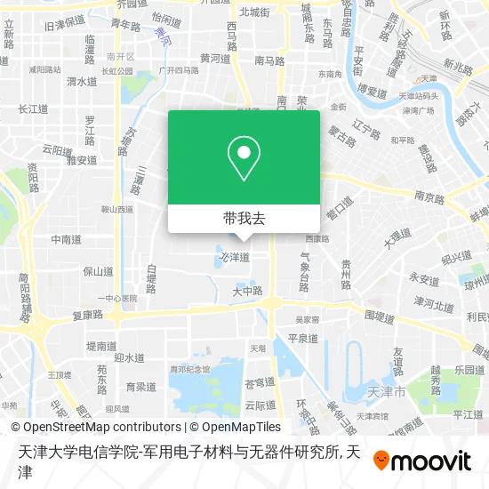 天津大学电信学院-军用电子材料与无器件研究所地图