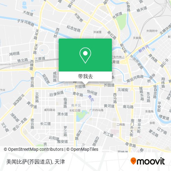 美闻比萨(芥园道店)地图