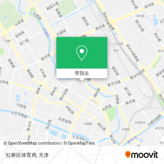 红桥区体育局地图