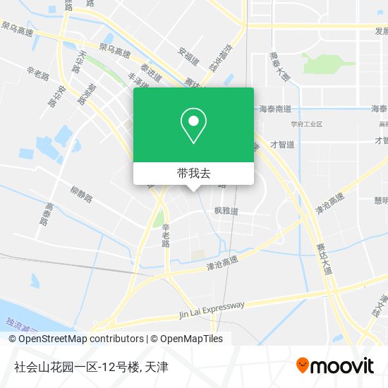 社会山花园一区-12号楼地图