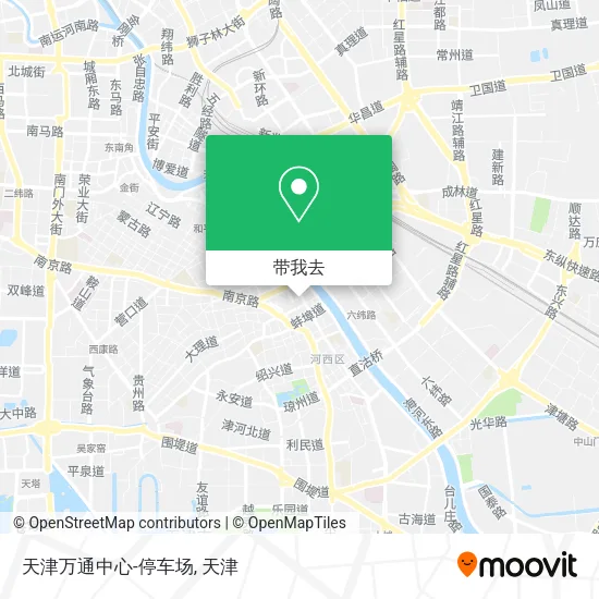 天津万通中心-停车场地图