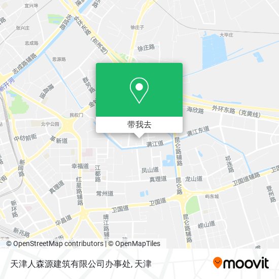 天津人森源建筑有限公司办事处地图