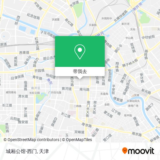 城厢公馆-西门地图