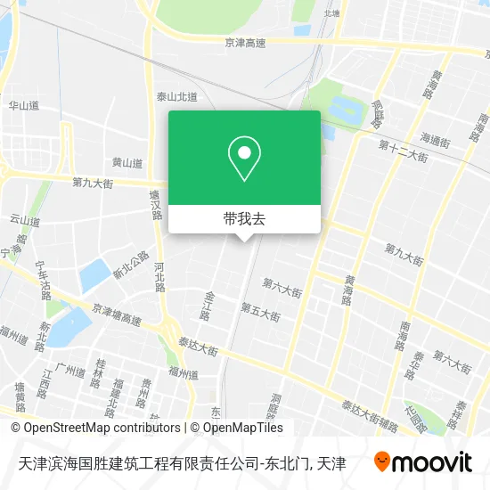 天津滨海国胜建筑工程有限责任公司-东北门地图