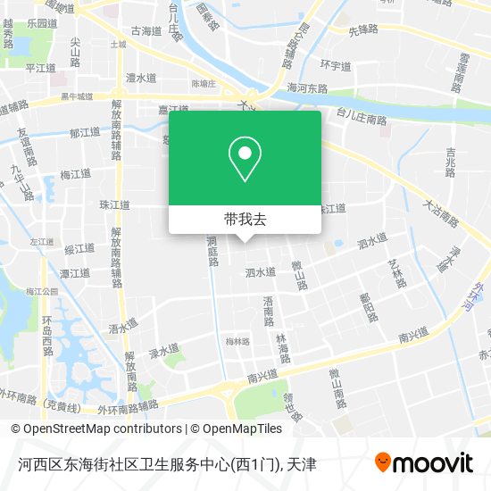 河西区东海街社区卫生服务中心(西1门)地图