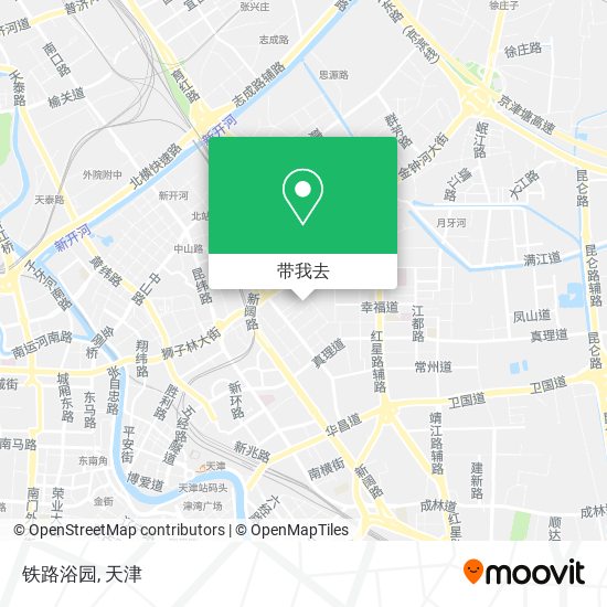 铁路浴园地图