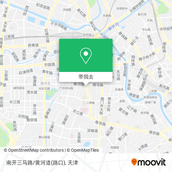 南开三马路/黄河道(路口)地图