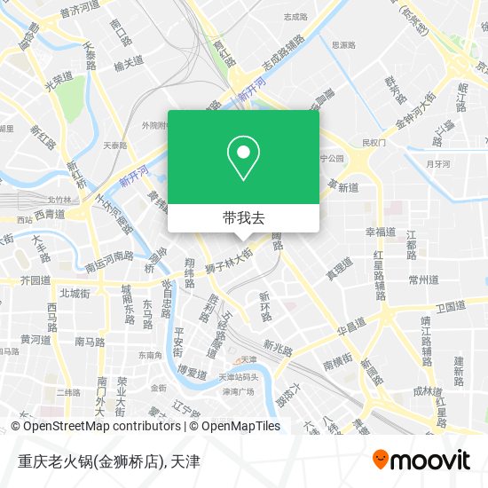 重庆老火锅(金狮桥店)地图