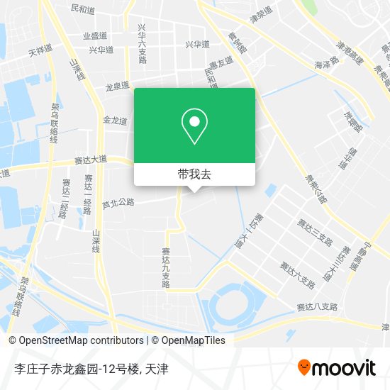 李庄子赤龙鑫园-12号楼地图
