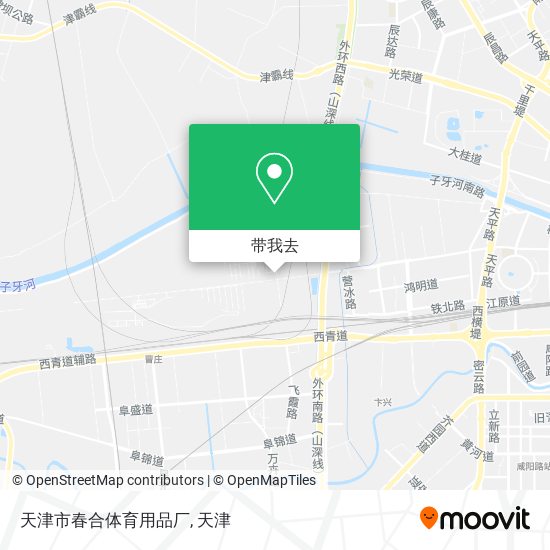 天津市春合体育用品厂地图