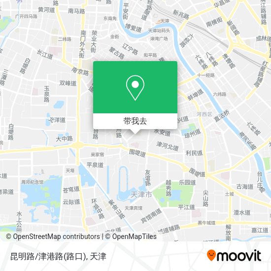 昆明路/津港路(路口)地图