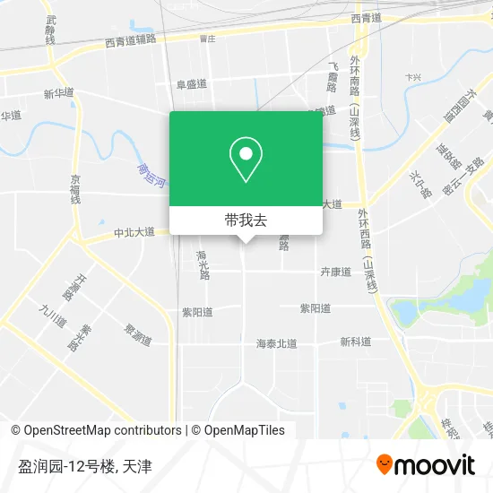 盈润园-12号楼地图