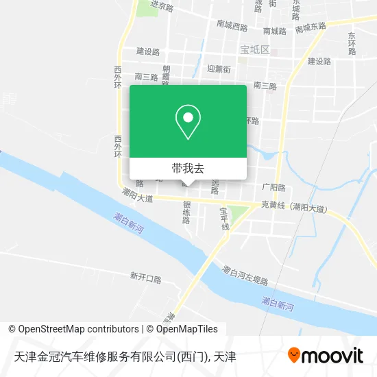 天津金冠汽车维修服务有限公司(西门)地图