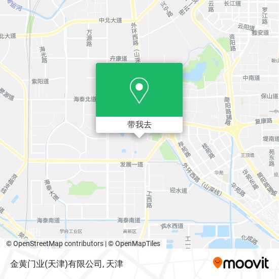 金黄门业(天津)有限公司地图