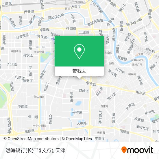渤海银行(长江道支行)地图