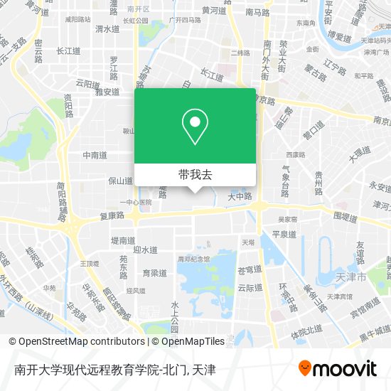 南开大学现代远程教育学院-北门地图