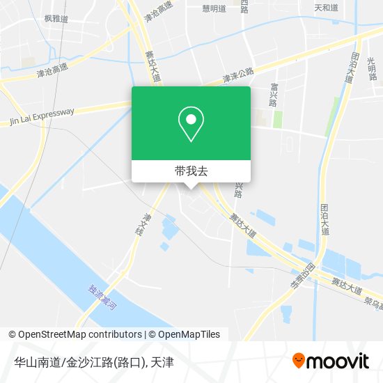 华山南道/金沙江路(路口)地图