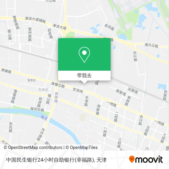 中国民生银行24小时自助银行(幸福路)地图