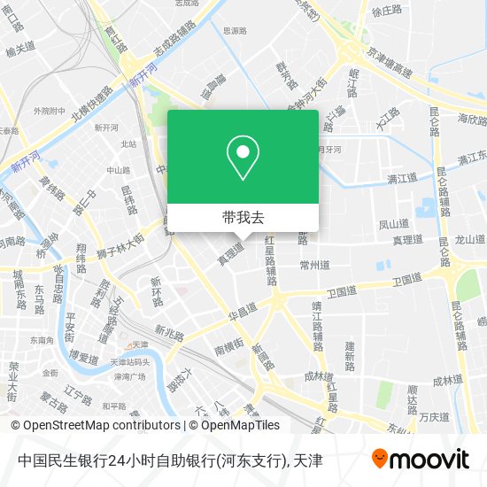 中国民生银行24小时自助银行(河东支行)地图