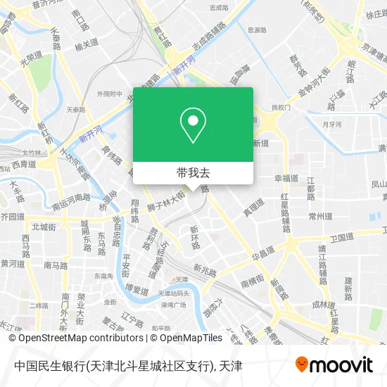 中国民生银行(天津北斗星城社区支行)地图
