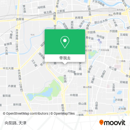 向阳路地图