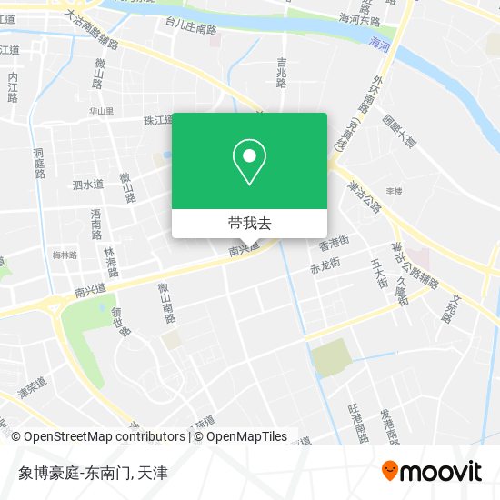 象博豪庭-东南门地图