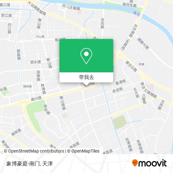 象博豪庭-南门地图