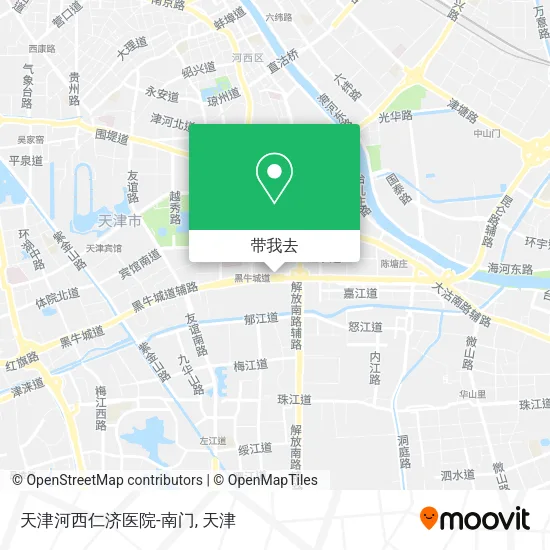 天津河西仁济医院-南门地图