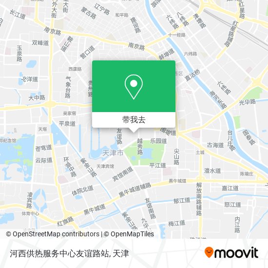 河西供热服务中心友谊路站地图