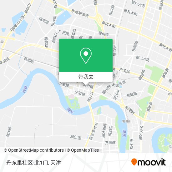 丹东里社区-北1门地图