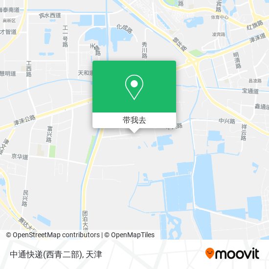 中通快递(西青二部)地图